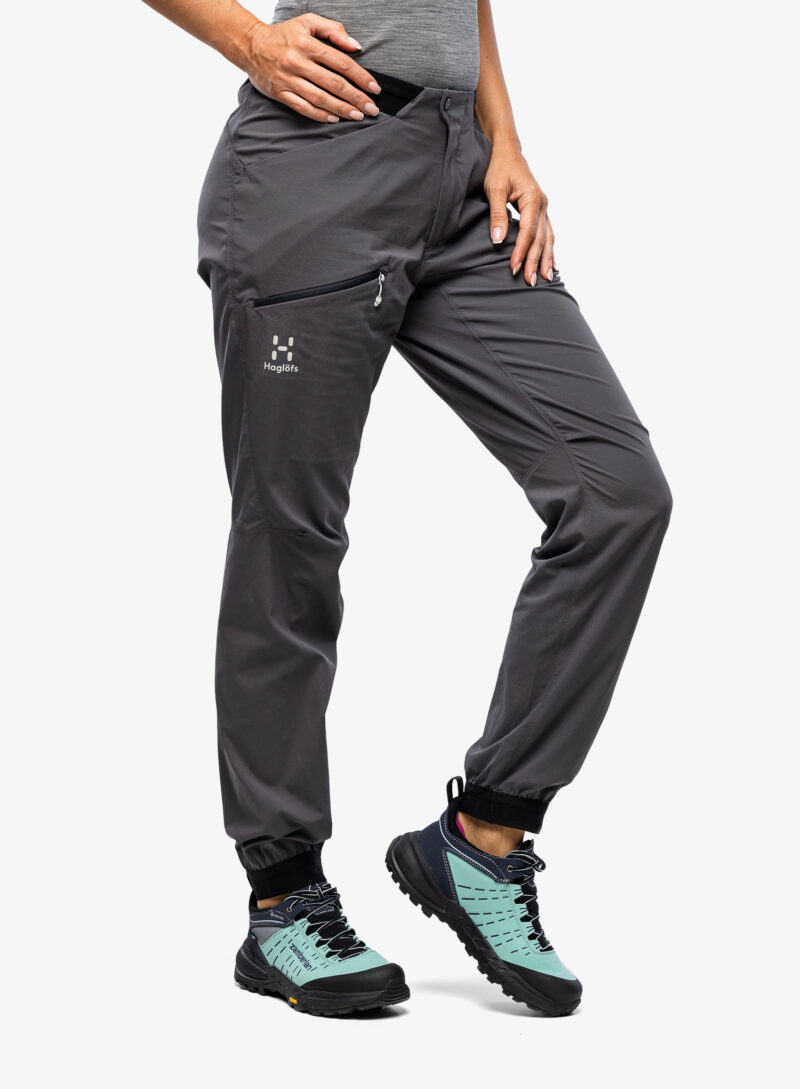 Pantaloni softshell femei Haglofs L.I.M Fuse Pant - magentite