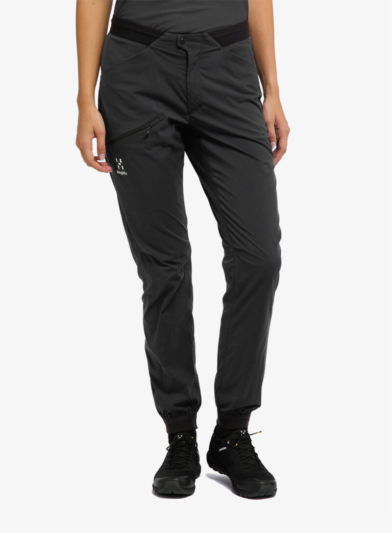 Pantaloni softshell femei Haglofs L.I.M Fuse Pant - true black