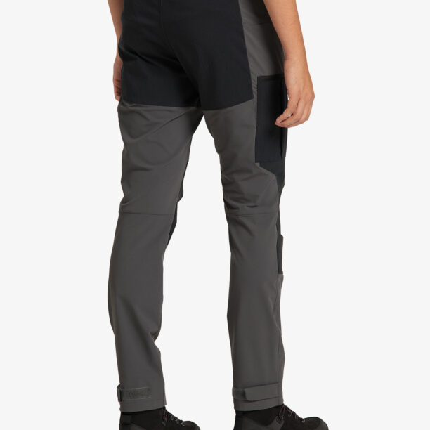 Pantaloni softshell femei Haglofs Mid Slim Pant - magnetite/true black preţ