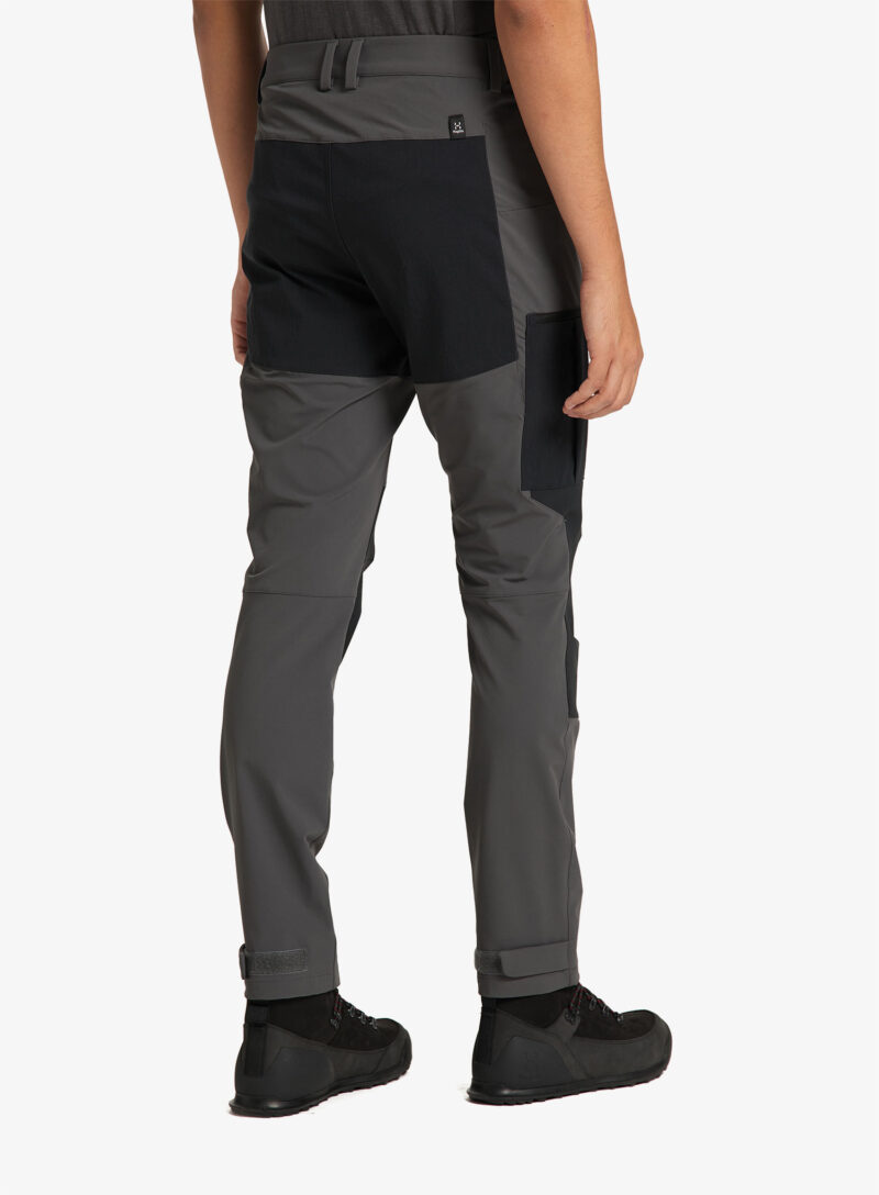 Pantaloni softshell femei Haglofs Mid Slim Pant - magnetite/true black preţ