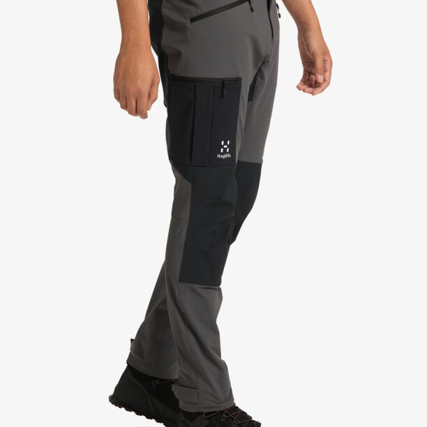 Cumpăra Pantaloni softshell femei Haglofs Mid Slim Pant - magnetite/true black