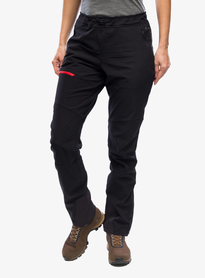 Pantaloni softshell femei Hannah Claim W - anthracite red