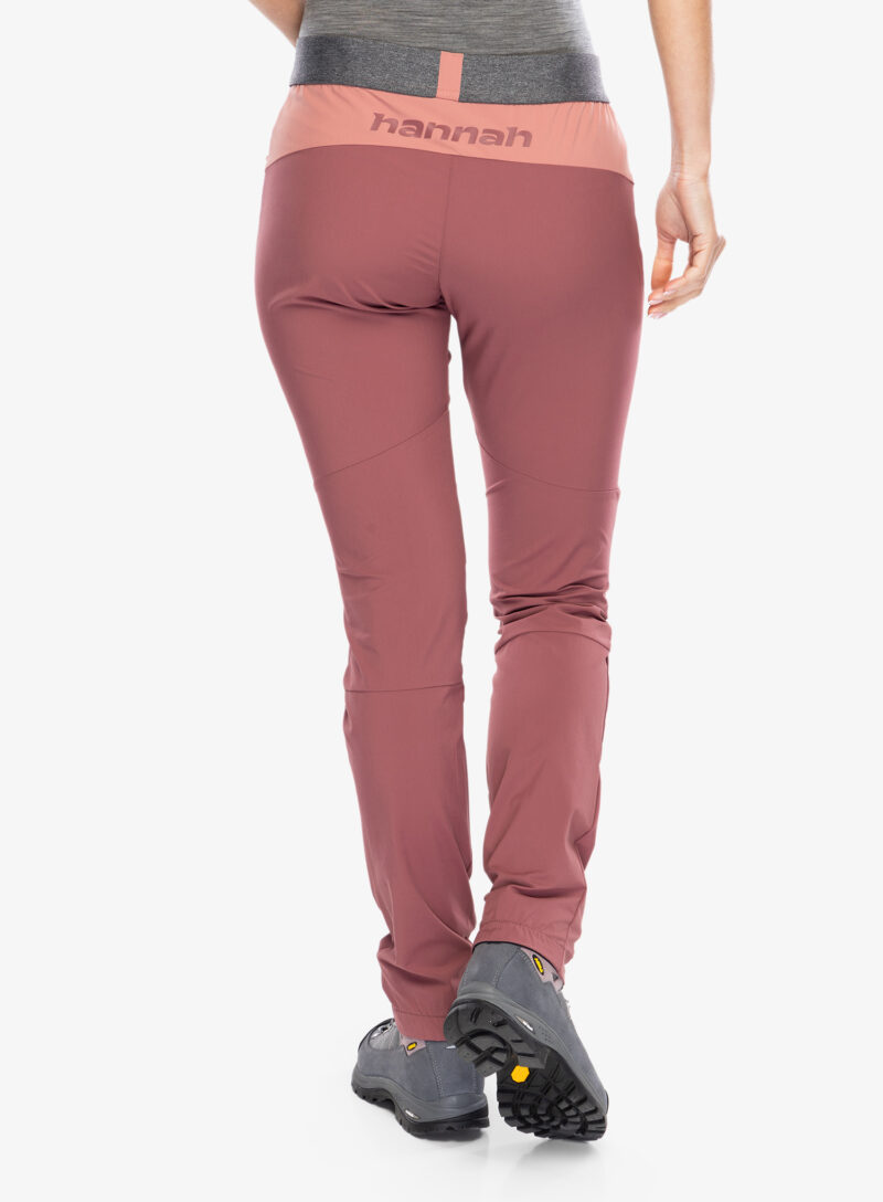 Pantaloni softshell femei Hannah Torrent - roan rouge/canyon rose preţ