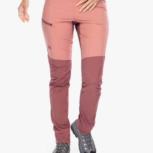 Pantaloni softshell femei Hannah Torrent - roan rouge/canyon rose