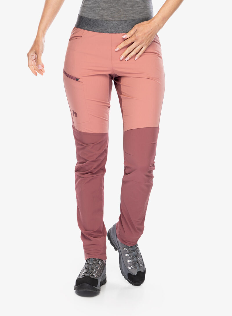 Pantaloni softshell femei Hannah Torrent - roan rouge/canyon rose