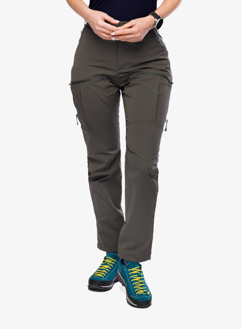 Pantaloni softshell femei Houdini More Pants - baremark green