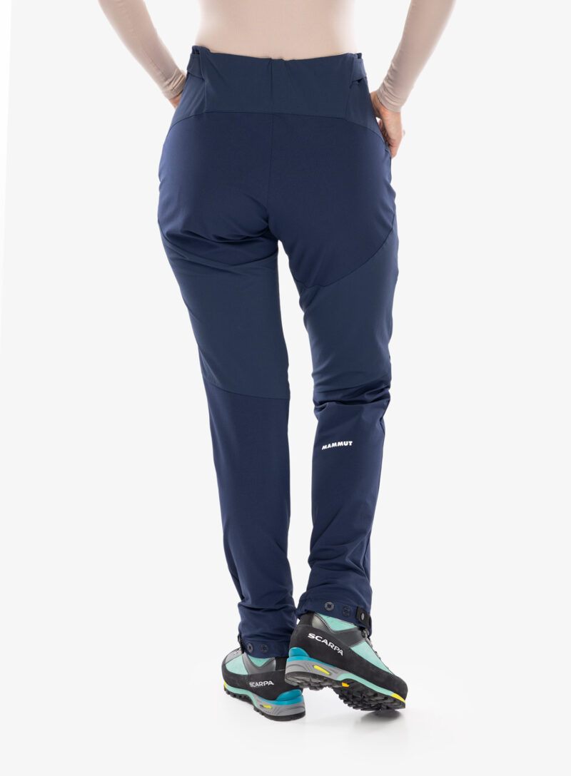 Preţ Pantaloni softshell femei Mammut Courmayeur SO Pants - marine