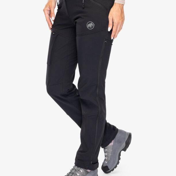 Cumpăra Pantaloni softshell femei Mammut Zinal Guide SO Hybrid Pants - black