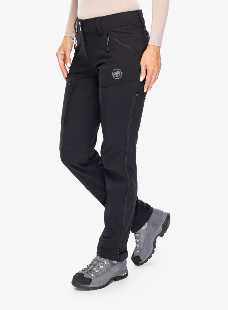 Cumpăra Pantaloni softshell femei Mammut Zinal Guide SO Hybrid Pants - black