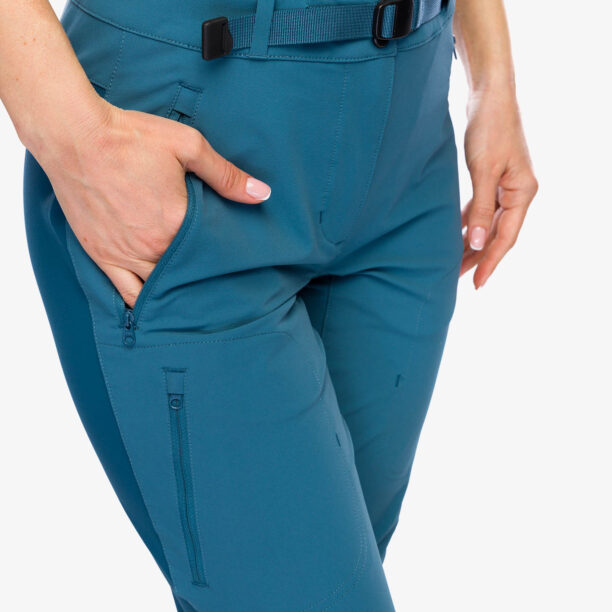 Original Pantaloni softshell femei Mountain Equipment Chamois Pant AC - indian teal/majolica