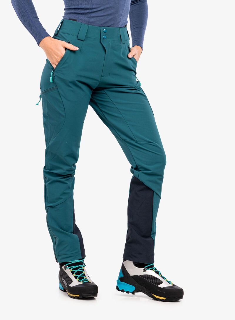 Cumpăra Pantaloni softshell femei Rab Ascendor AS Pants - sagano green