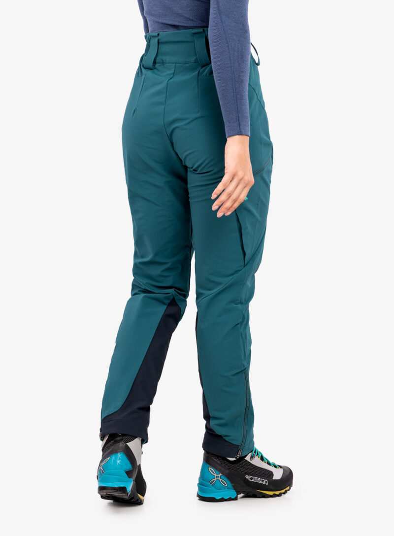 Original Pantaloni softshell femei Rab Ascendor AS Pants - sagano green