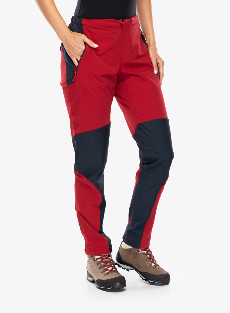 Cumpăra Pantaloni softshell femei Rab Torque Pants - crimson