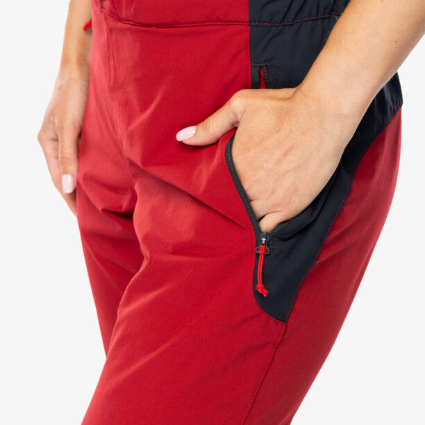 Original Pantaloni softshell femei Rab Torque Pants - crimson