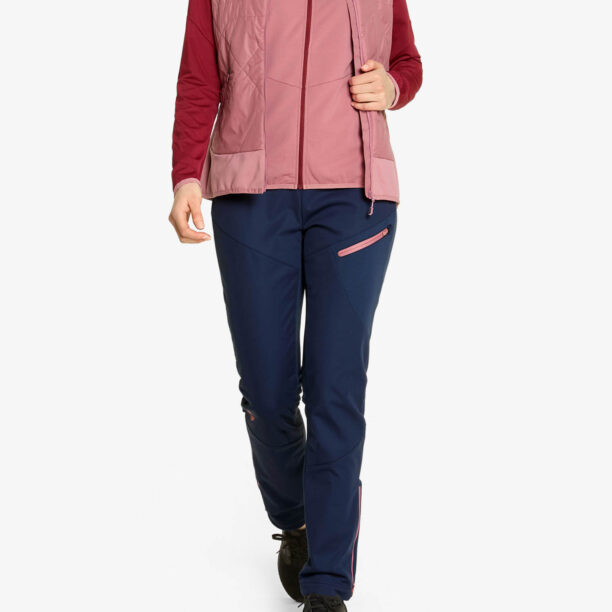 Pantaloni softshell femei Ziener Nabelle - dark navy/rose blossom preţ