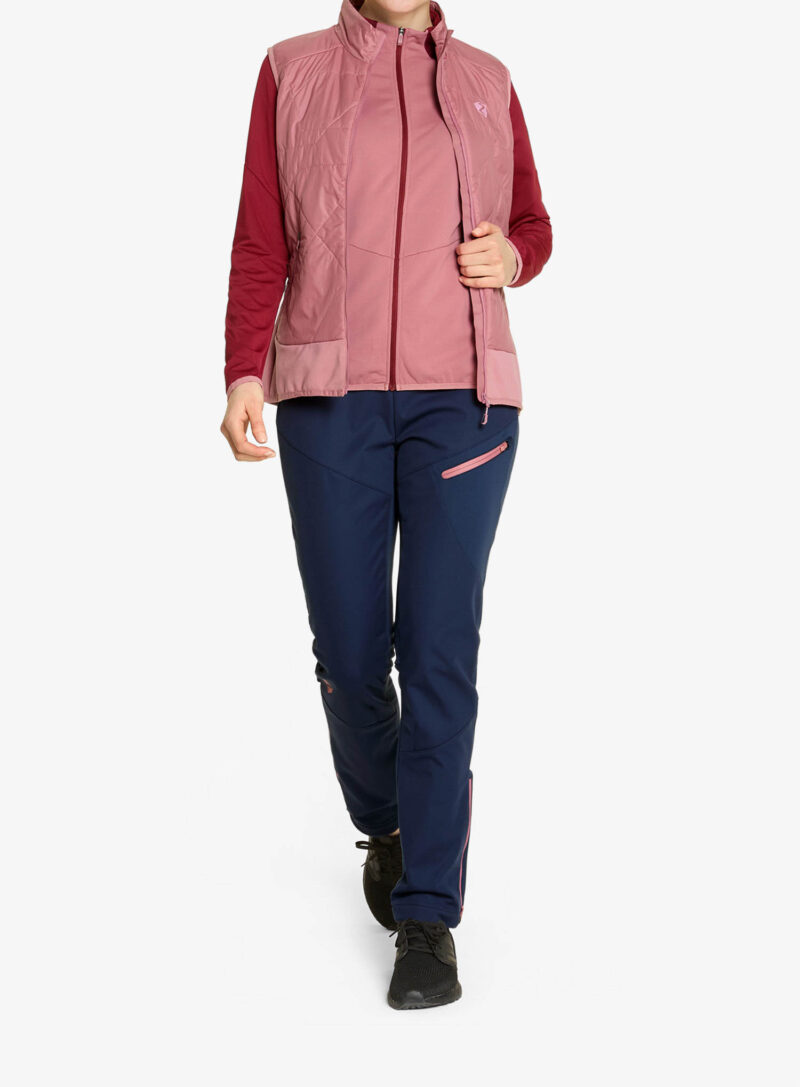 Pantaloni softshell femei Ziener Nabelle - dark navy/rose blossom preţ