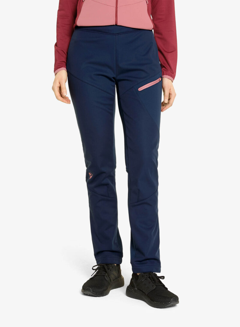 Pantaloni softshell femei Ziener Nabelle - dark navy/rose blossom