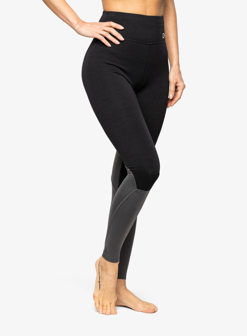 Cumpăra Pantaloni strâmți de damă Berghaus MTN Seeker ST Legging - jet black/grey pinstripe