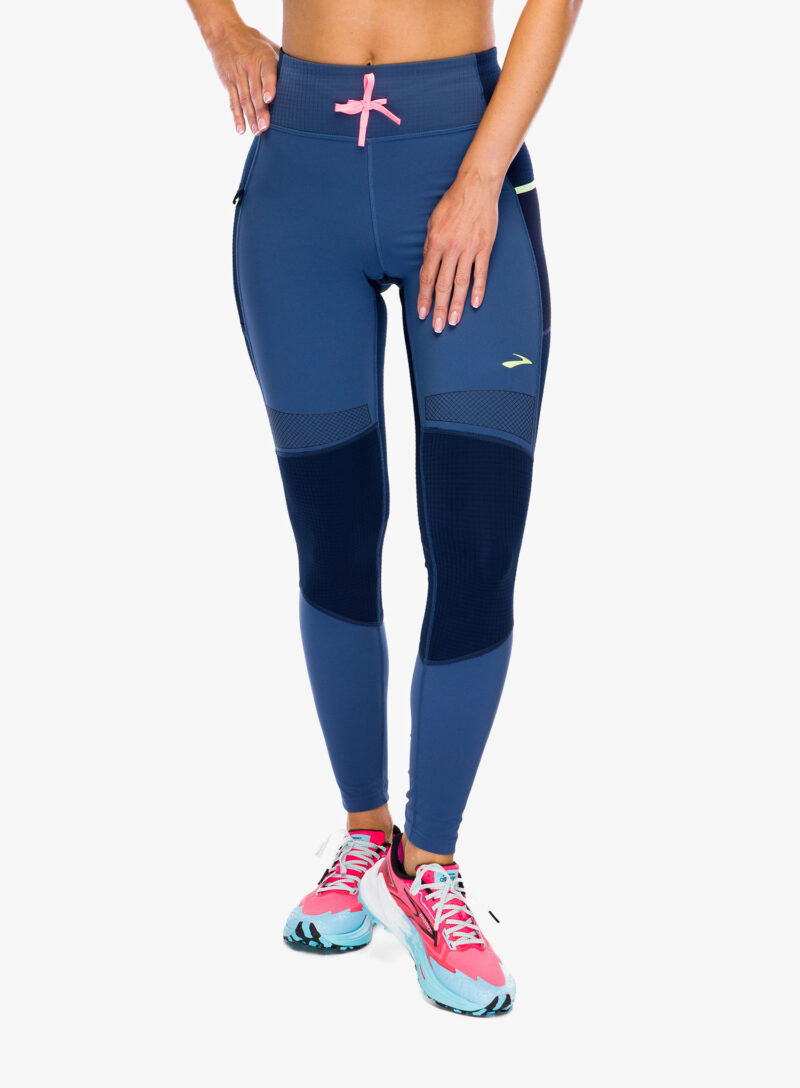 Cumpăra Pantaloni strâmți de damă Brooks High Point Tight - ocean/navy