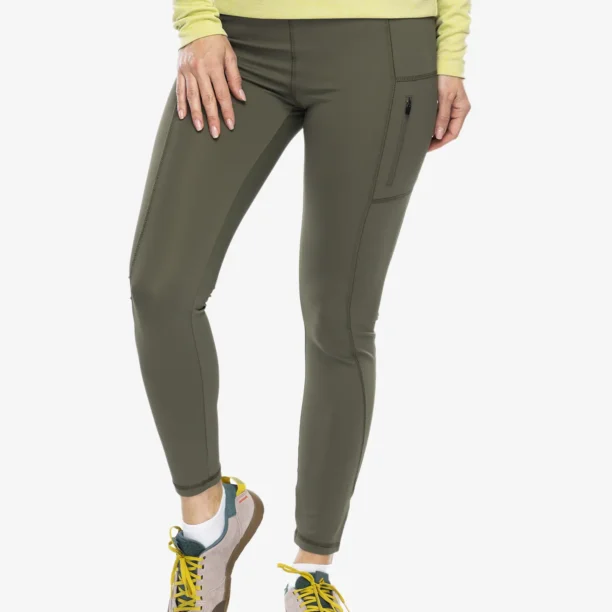 Pantaloni strâmți de damă Craghoppers NosiLife Adeena Legging - wild olive