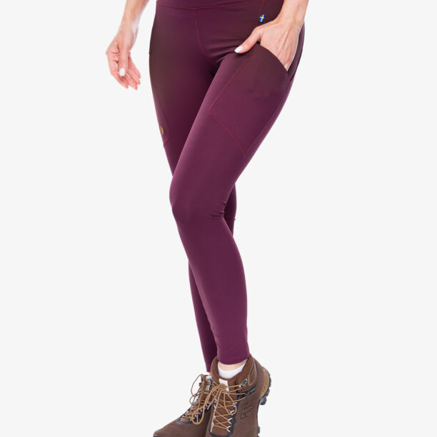 Cumpăra Pantaloni strâmți de damă Fjallraven Abisko Tights - port