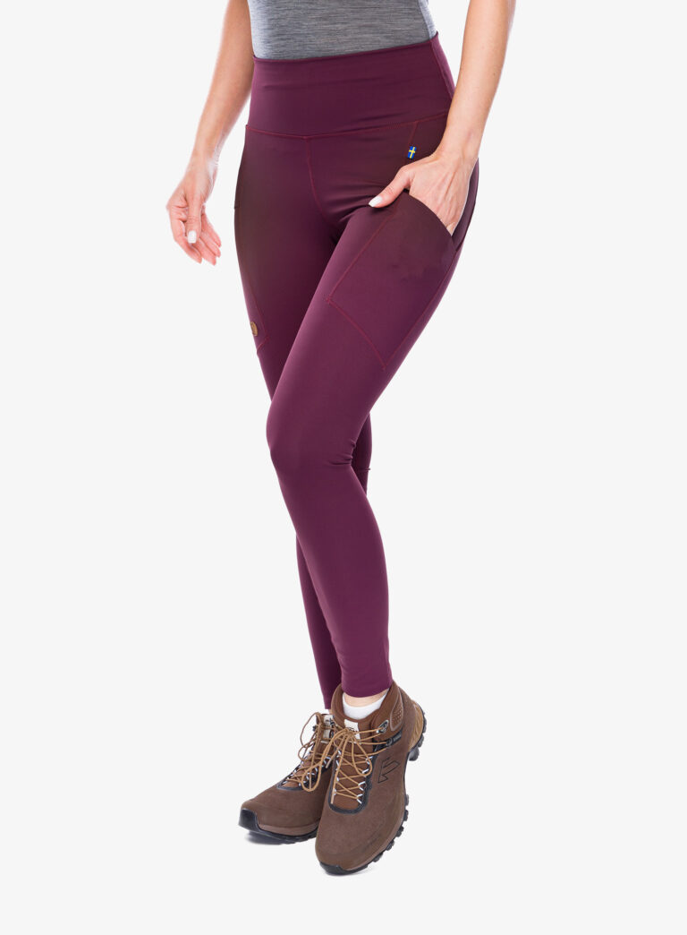 Cumpăra Pantaloni strâmți de damă Fjallraven Abisko Tights - port