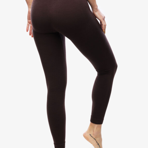 Pantaloni strâmți de damă Icebreaker Merino Seamless Active 25 Tights - bittersweet preţ