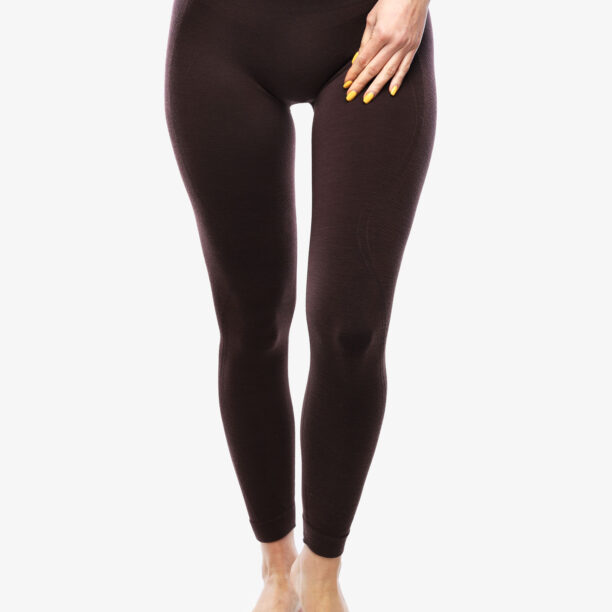 Pantaloni strâmți de damă Icebreaker Merino Seamless Active 25 Tights - bittersweet