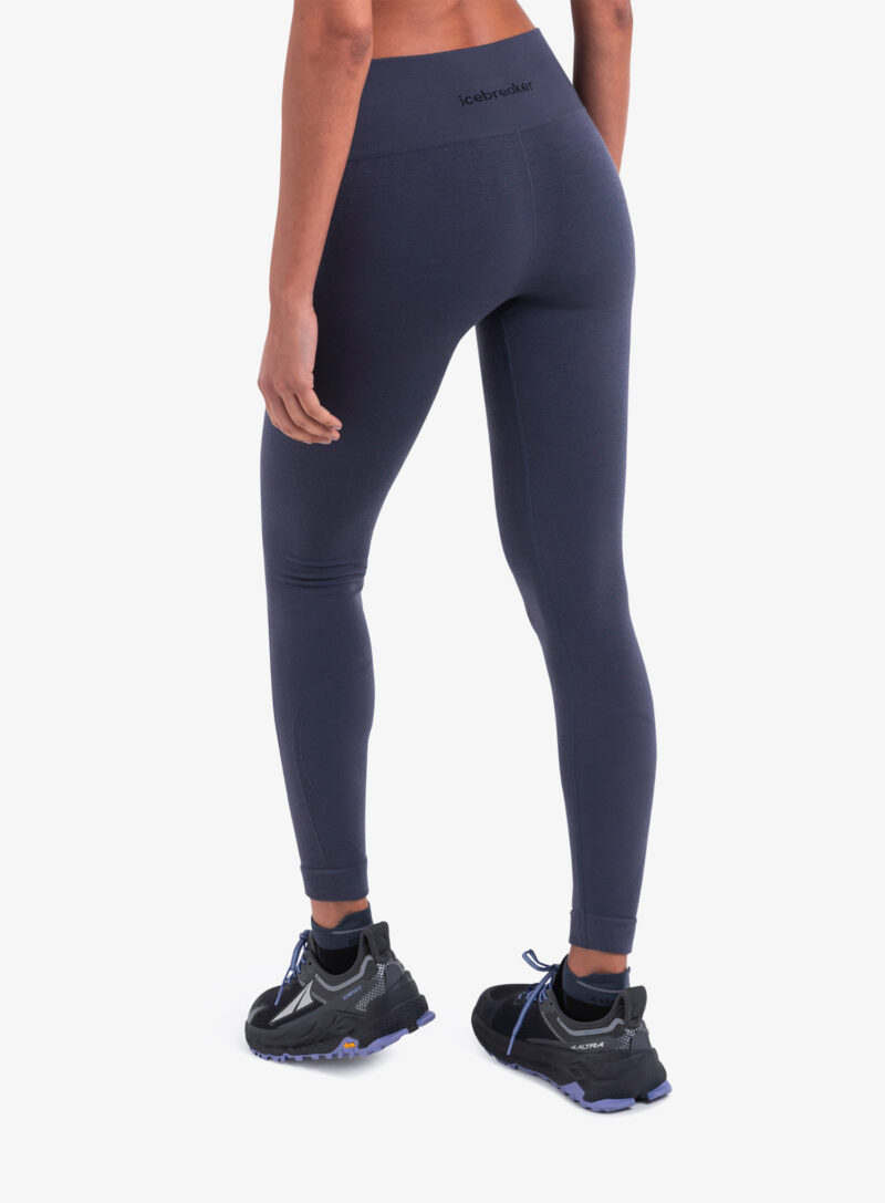 Pantaloni strâmți de damă Icebreaker Merino Seamless Active 25 Tights - graphite preţ