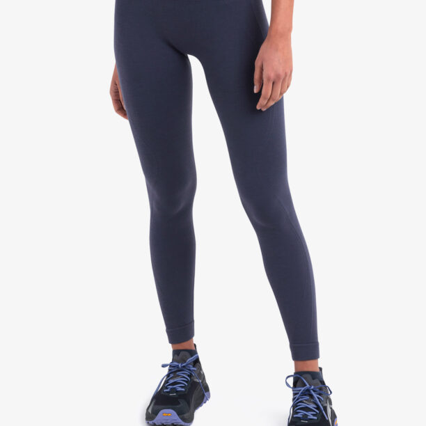 Pantaloni strâmți de damă Icebreaker Merino Seamless Active 25 Tights - graphite