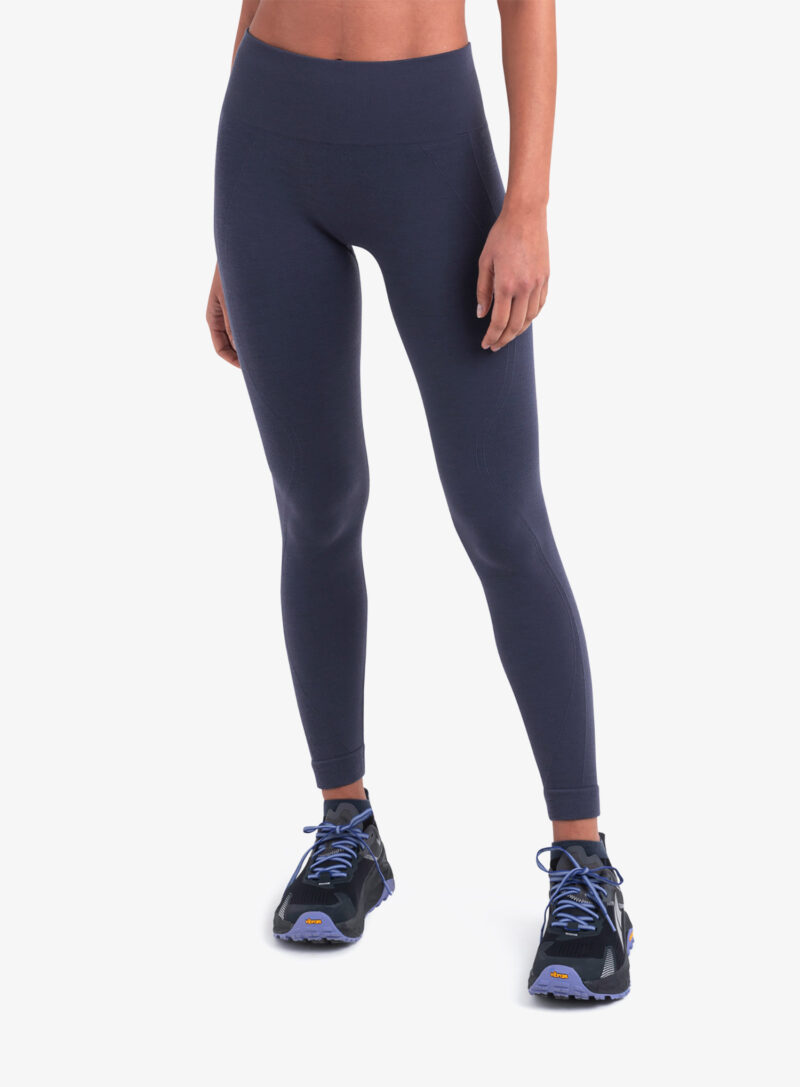 Pantaloni strâmți de damă Icebreaker Merino Seamless Active 25 Tights - graphite