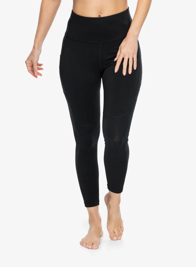 Pantaloni strâmți de damă Icebreaker Merino Speed Winter Tights - black