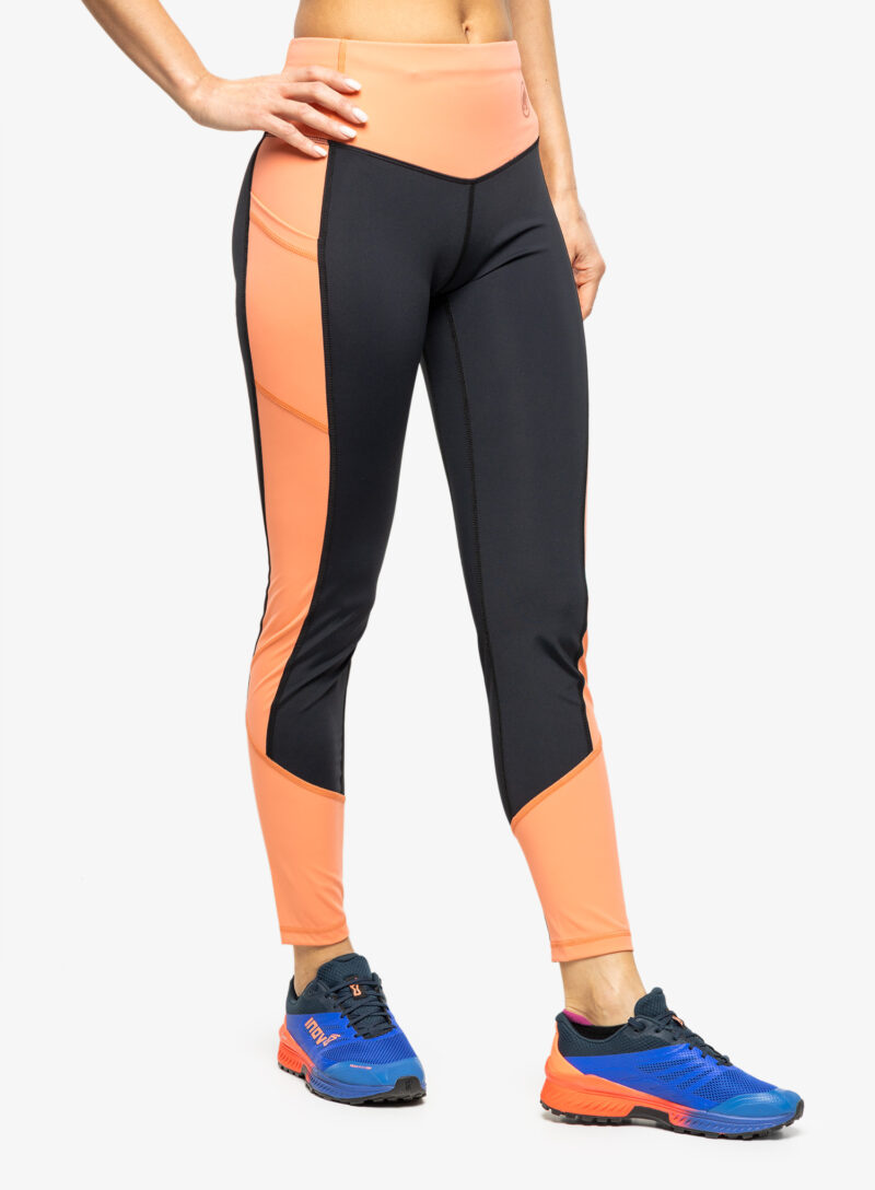 Preţ Pantaloni strâmți de damă Mammut Massone Tights - black/salmon