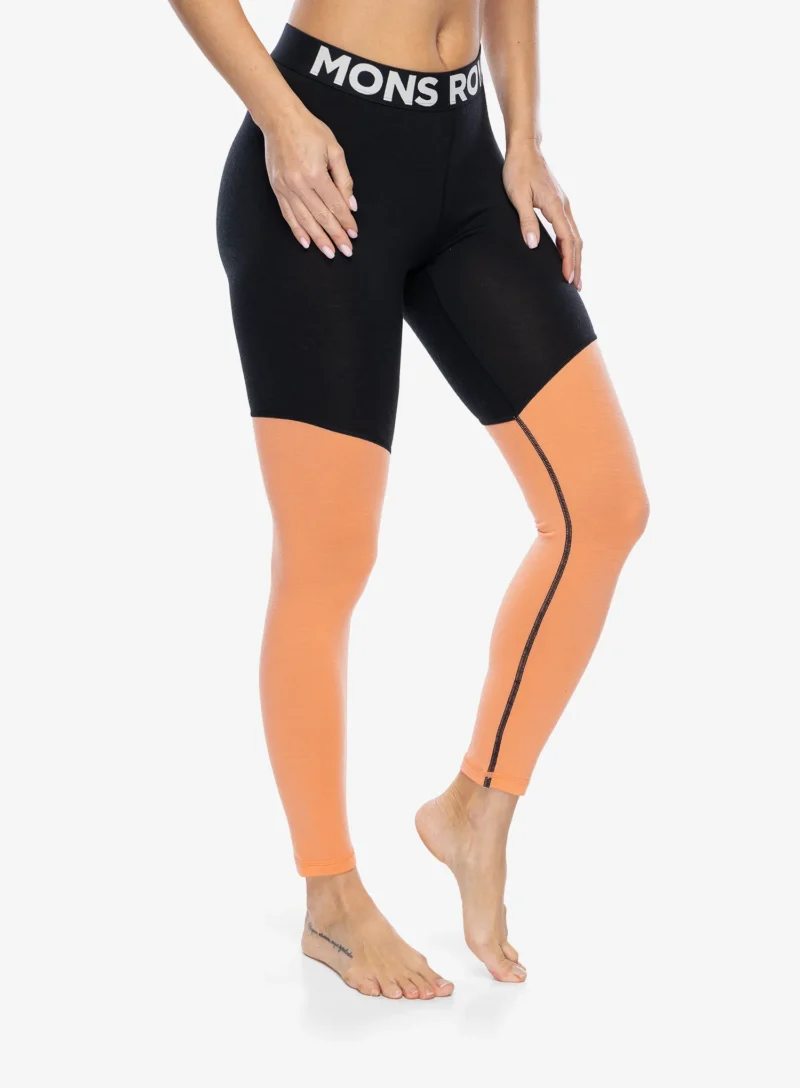 Cumpăra Pantaloni strâmți de damă Mons Royale Cascade Merino Flex 200 Legging - punch