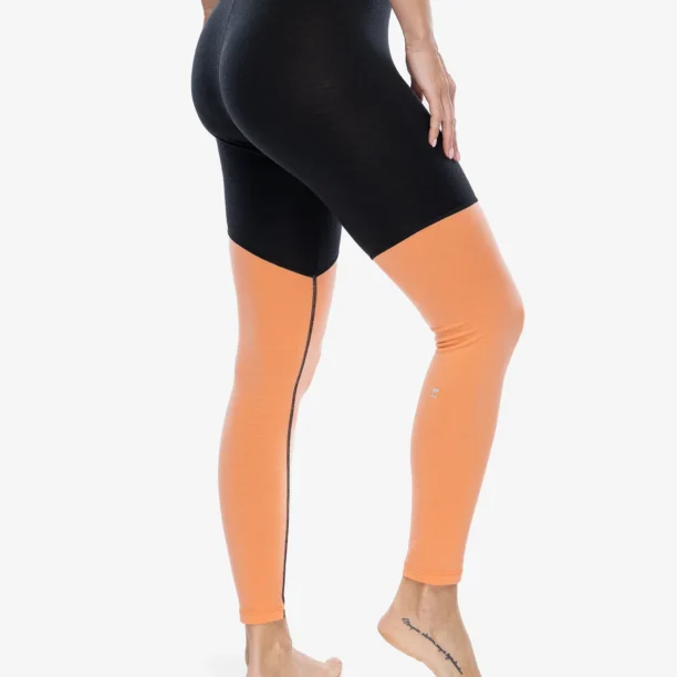 Preţ Pantaloni strâmți de damă Mons Royale Cascade Merino Flex 200 Legging - punch