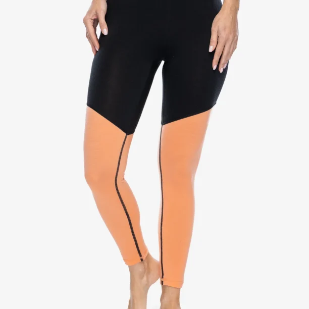 Pantaloni strâmți de damă Mons Royale Cascade Merino Flex 200 Legging - punch