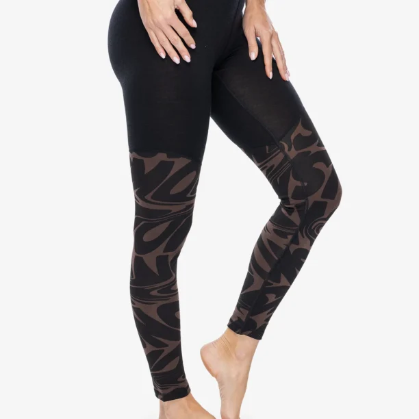 Cumpăra Pantaloni strâmți de damă Mons Royale Cascade Merino Flex 200 Legging - signal lost