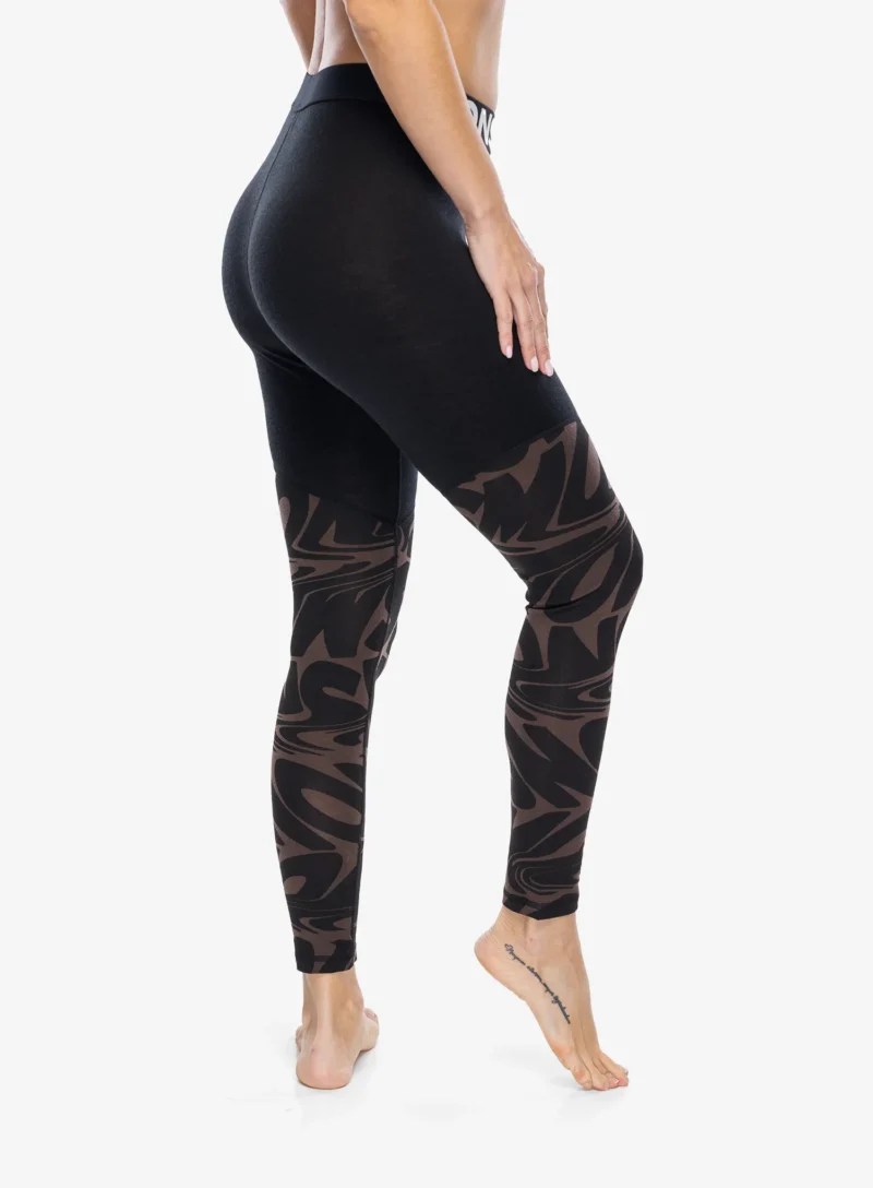 Preţ Pantaloni strâmți de damă Mons Royale Cascade Merino Flex 200 Legging - signal lost