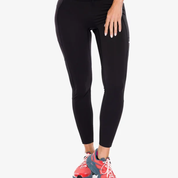 Pantaloni strâmți de damă Patagonia Endless Run 7/8 Tights - black