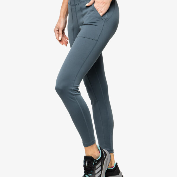 Pantaloni strâmți de damă Royal Robbins Backcountry Pro 7/8 Legging - slate