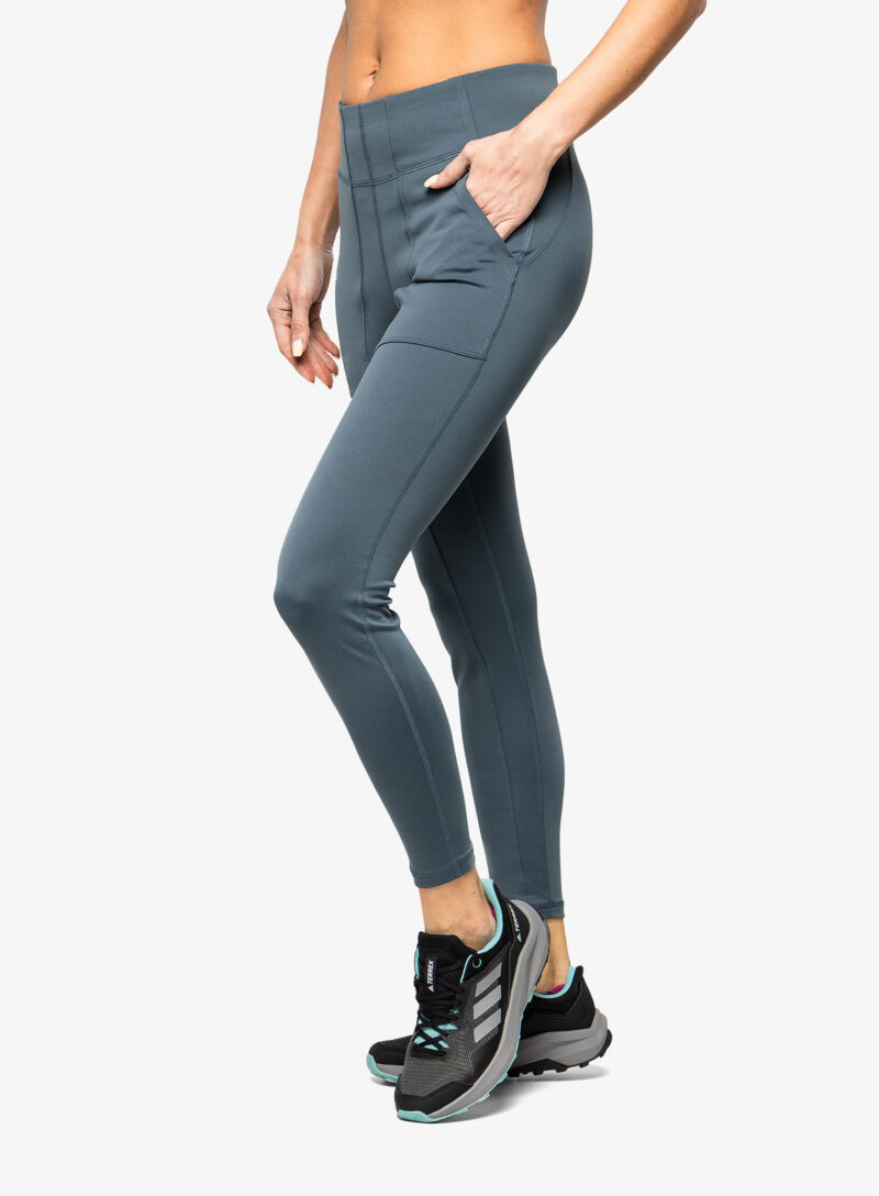 Pantaloni strâmți de damă Royal Robbins Backcountry Pro 7/8 Legging - slate