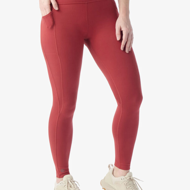 Pantaloni strâmți de damă Smartwool Active Legging - currant