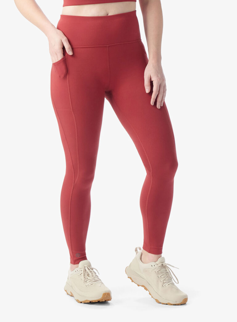 Pantaloni strâmți de damă Smartwool Active Legging - currant