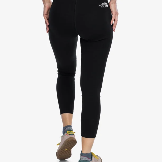 Pantaloni strâmți de damă The North Face Interlock Cotton Leggings - tnf black preţ