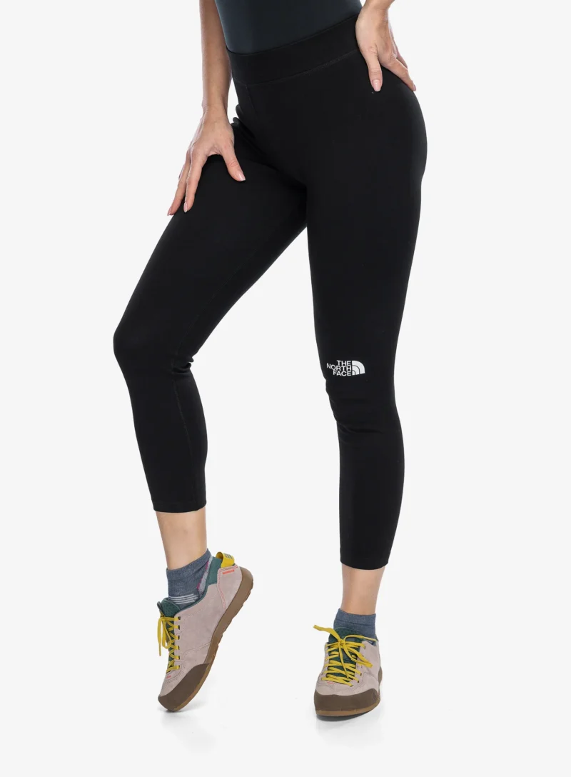 Cumpăra Pantaloni strâmți de damă The North Face Interlock Cotton Leggings - tnf black