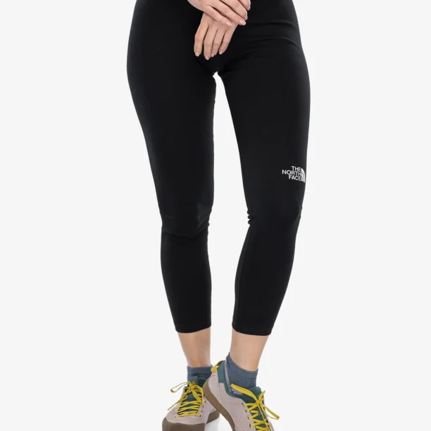 Pantaloni strâmți de damă The North Face Interlock Cotton Leggings - tnf black