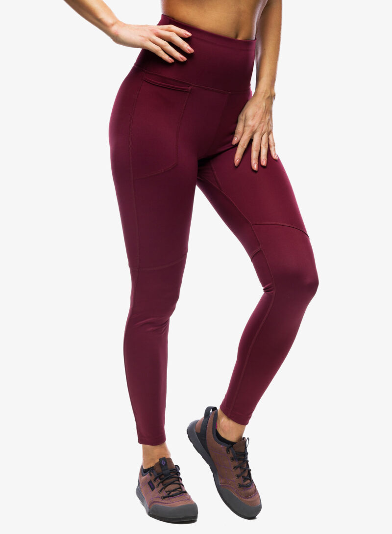 Cumpăra Pantaloni strâmți de damă adidas TERREX Multi Tights - shadow red