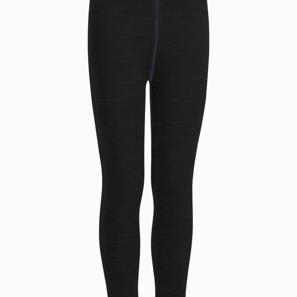 Pantaloni strâmți termoactivi pentru copii Icebreaker Kids 260 Tech Leggings - black