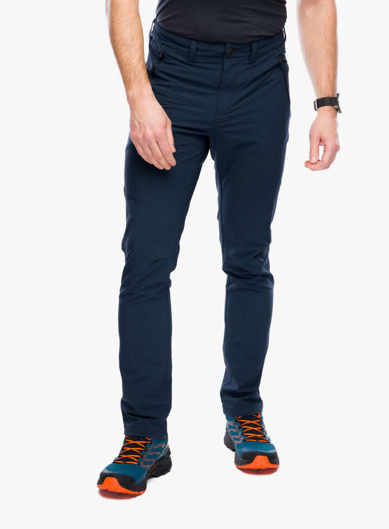 Cumpăra Pantaloni trekking Fjallraven Abisko Trail Stretch Trousers - dark navy