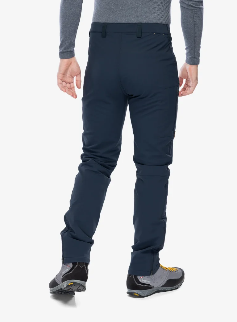 Pantaloni trekking Fjallraven Abisko Winter Stretch Trousers - dark navy preţ